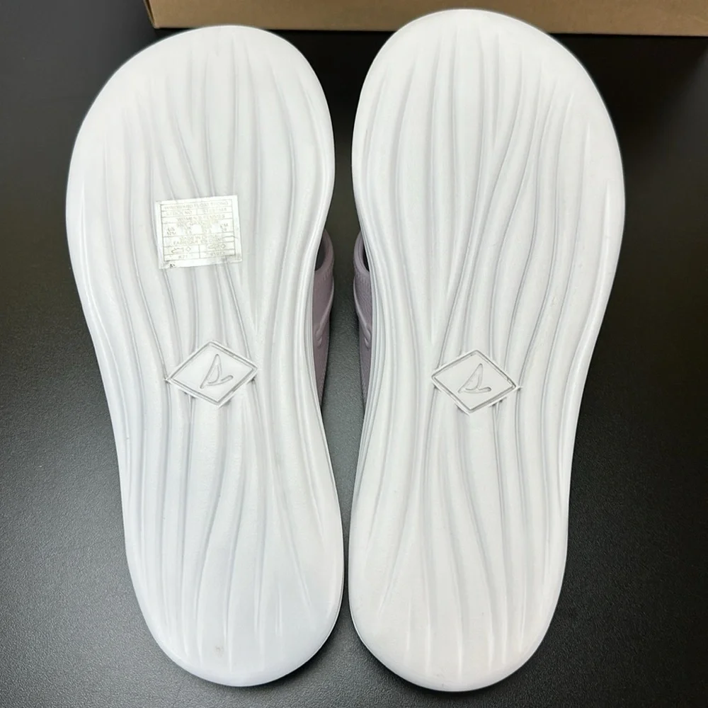 Sperry Windward Float Thong Flip Flops Sandals Sz 12 M Lilac Summer Comfy Beachy